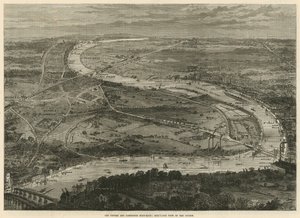 La carrera de botes de Oxford y Cambridge