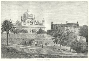 El Palacio de Lahore (grabado) de English School