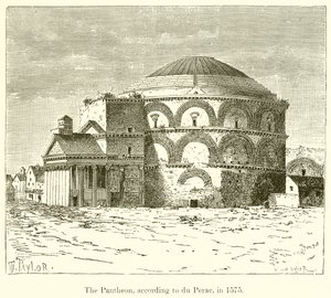 El Panteón, según du Perac, en 1575 de English School