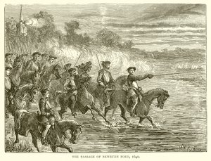 El Paso de Newburn Ford, 1640 de English School