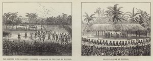 La paz Palaver en Whydah (grabado)