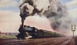 El Pennsylvania Limited a toda velocidad, Ferrocarril de Pensilvania, EE.UU. de English School