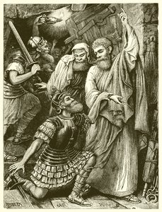 El carcelero filipense ante Pablo y Silas de English School