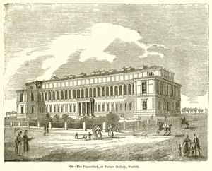 La Pinacoteca o Galería de Pinturas, Múnich de English School