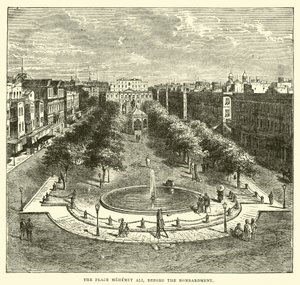 La Plaza Mehemet Ali, antes del bombardeo