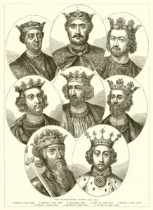 Los Reyes Plantagenet. (1154-1399) de English School