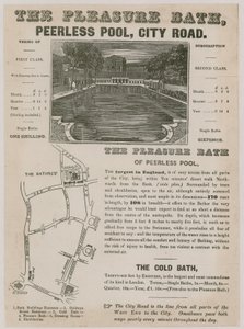 El baño de placer, Peerless Pool, City Road de English School