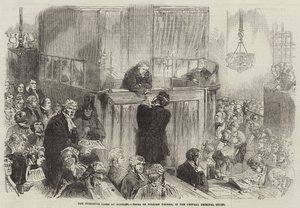 Los casos de envenenamiento en Rugeley, juicio de William Palmer, en el Tribunal Penal Central de English School