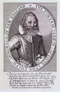 El retrato del Capitán John Smith, Almirante de Nueva Inglaterra de English School