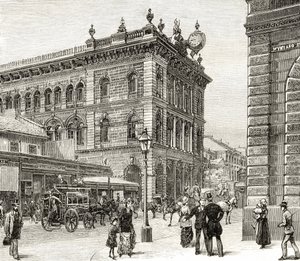 La oficina de correos, George Street, Sídney, c.1880, de 