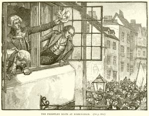 Los disturbios de Priestley en Birmingham de English School