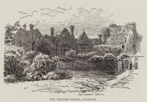 La Capilla Privada, Farnham (grabado) de English School