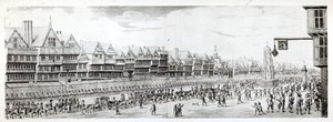 La procesión de María de Médici por Cheapside, 1638, publicada por William Herbert (1771-1851) y Robert Wilkinson (fl.1785-1825) 1809 de English School