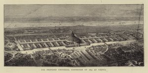 La propuesta Exposición Universal de 1873 en Viena (grabado) de English School