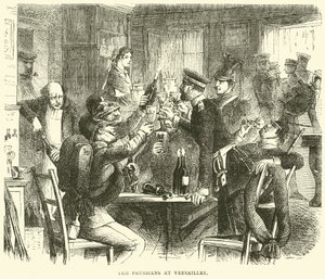 Los prusianos en Versalles, octubre 1870 de English School