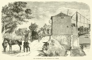 Los prusianos en el puente de St Denis, enero 1871