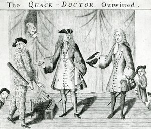 El doctor charlatán burlado, publicado por Sutton Nichols, 1558 de English School