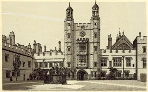The Quadrangle, Eton College (litografía) de English School
