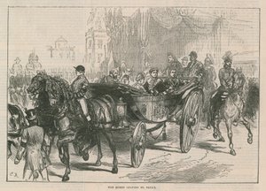 La Reina saliendo de St Pauls de English School