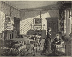 La Reina en Balmoral de English School