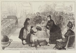La Reina en Edimburgo, Visita al Asilo Real para Ciegos, Craigmillar