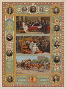 El Jubileo de la Reina (cromolitografía) de English School
