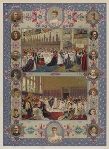 El Jubileo de la Reina (cromolito) de English School