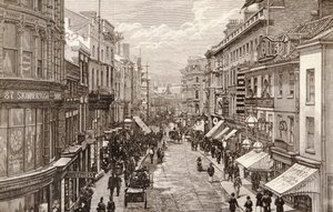 La visita de la Reina a Birmingham: La calle principal, de 