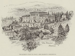 La visita de la Reina a Italia, la residencia de Su Majestad