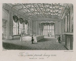 El comedor privado de la Reina en el Castillo de Windsor