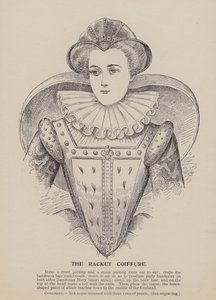 La raqueta Coiffure (grabado)