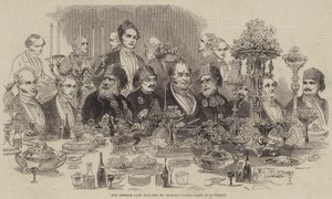 El Banquete del Club de la Reforma a Ibrahim Pacha de English School