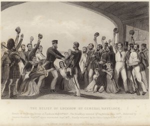 El alivio de Lucknow por el General Havelock