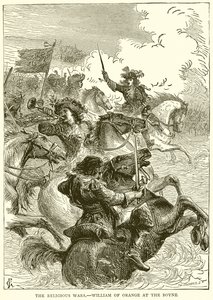 Las guerras religiosas.--Guillermo de Orange en el Boyne