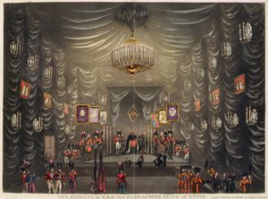 Los Restos de S.A.R. el Duque de York en Estado, pub. por E. Wallis