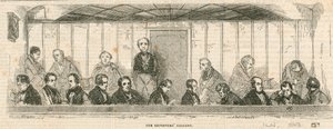 La Galería de Reporteros en la Cámara de los Comunes, Westminster, Londres