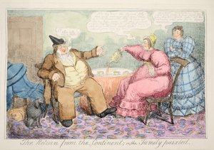 El regreso del continente o la familia desconcertada, pub. 1835