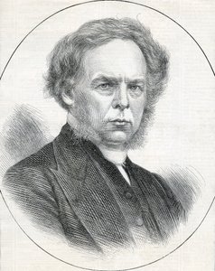 El reverendo G. T Perks, presidente de la conferencia metodista wesleyana, 1873 de English School
