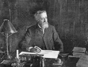 El Muy Honorable Sir Michael Hicks-Beach, ilustración de The Graphic, 19 de julio de 1902 de English School