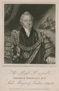 El Muy Honorable George Bridges, Alcalde de Londres 1819-20 de English School
