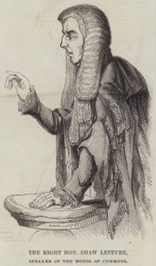 El Muy Honorable Shaw Lefevre, Presidente de la Cámara de los Comunes de English School