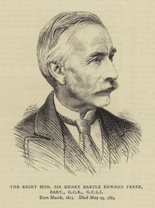 El Muy Honorable Sir Henry Bartle Edward Frere, Baronet, GCB, GCSI de English School