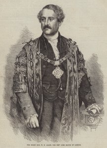 El Muy Honorable W F Allen, el nuevo alcalde de Londres de English School