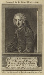 El Muy Honorable William Pitt, uno de los principales Secretarios de Estado de Su Majestad de English School
