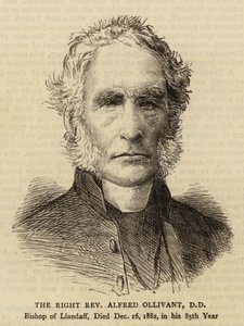 El Reverendo Alfred Ollivant, DD (grabado) de English School