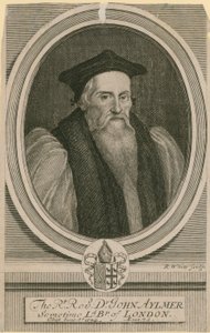 El Reverendo Doctor John Aylmer, en algún momento Lord Obispo de Londres de English School