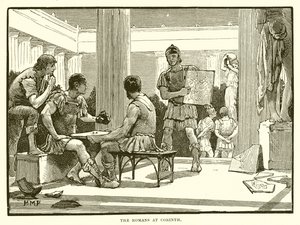Los romanos en Corinto