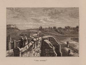 "El Roodee" (grabado) de English School