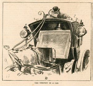 La Real Academia, Londres; La tempestad en un taxi de English School