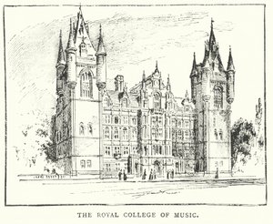 The Royal College of Music (grabado)